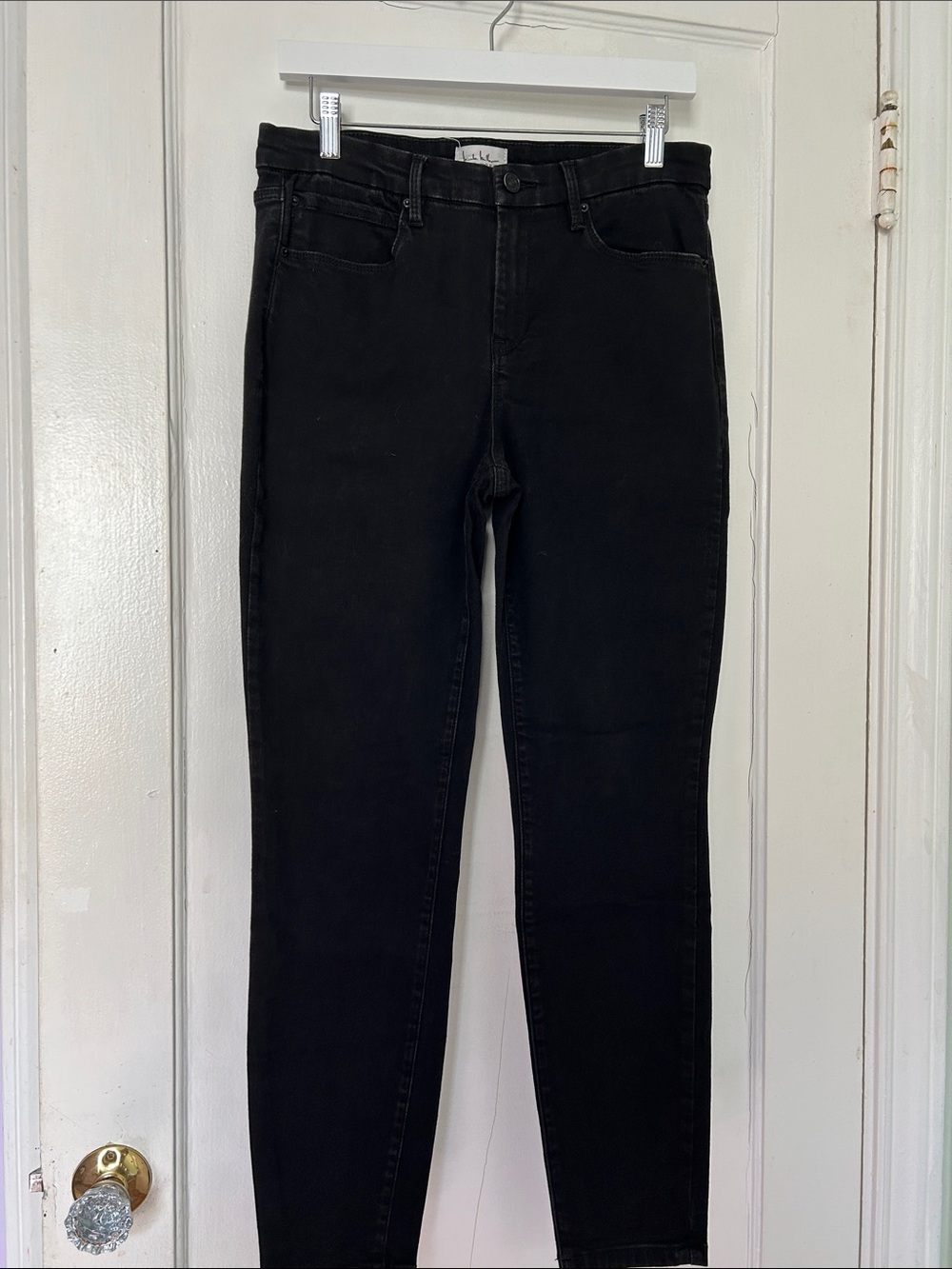 Nicole Miller High Rise Black Skinny Jeans